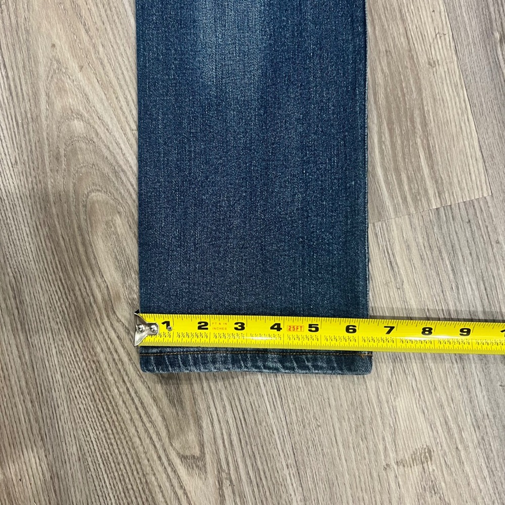 Lucky Brand Classic Straight Leg Medium Wash Denim Jeans 12 Adjustable Waist - Picture 8 of 9